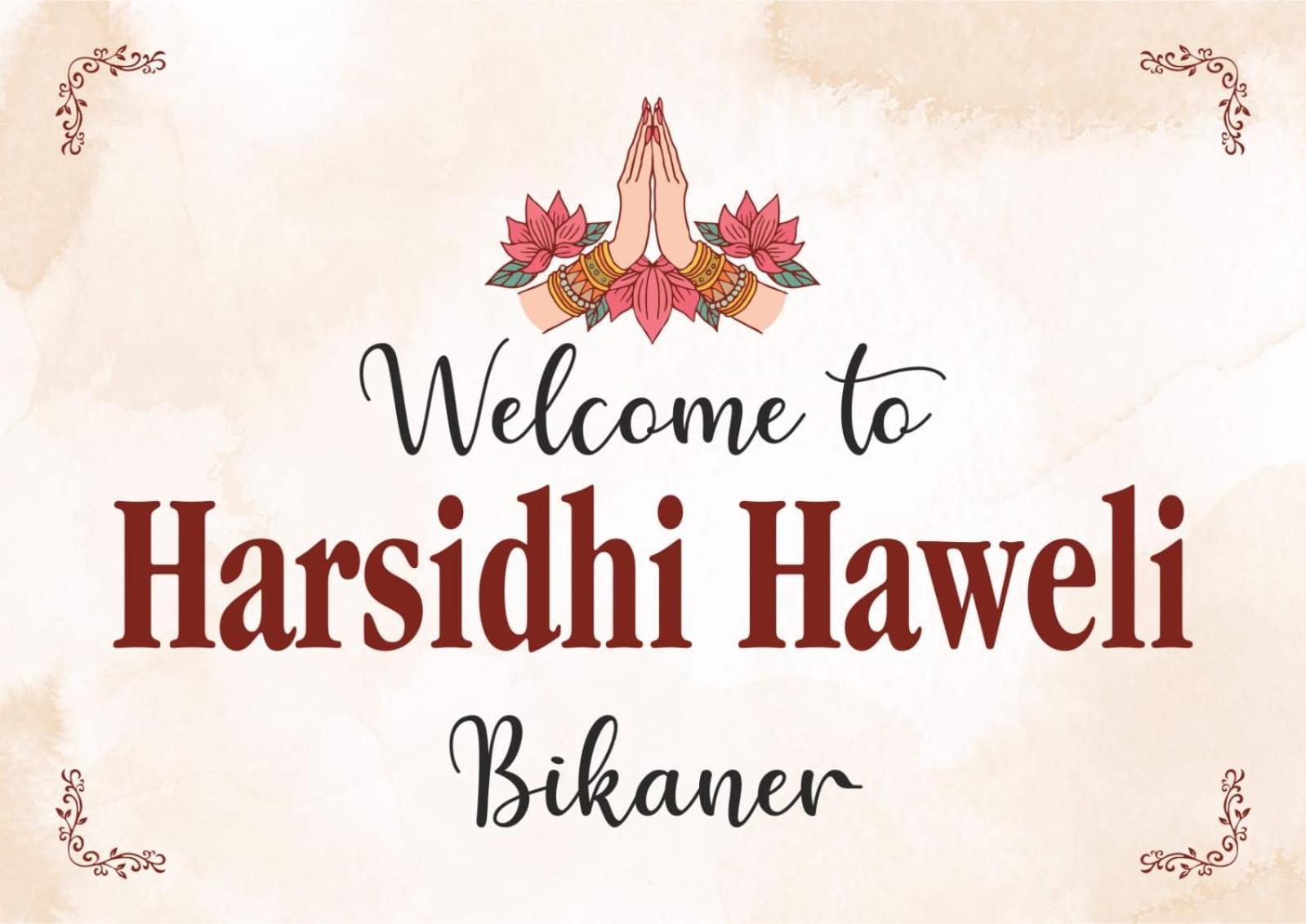 Ferienwohnung Harsidhi Haveli Bikaner Exterior foto