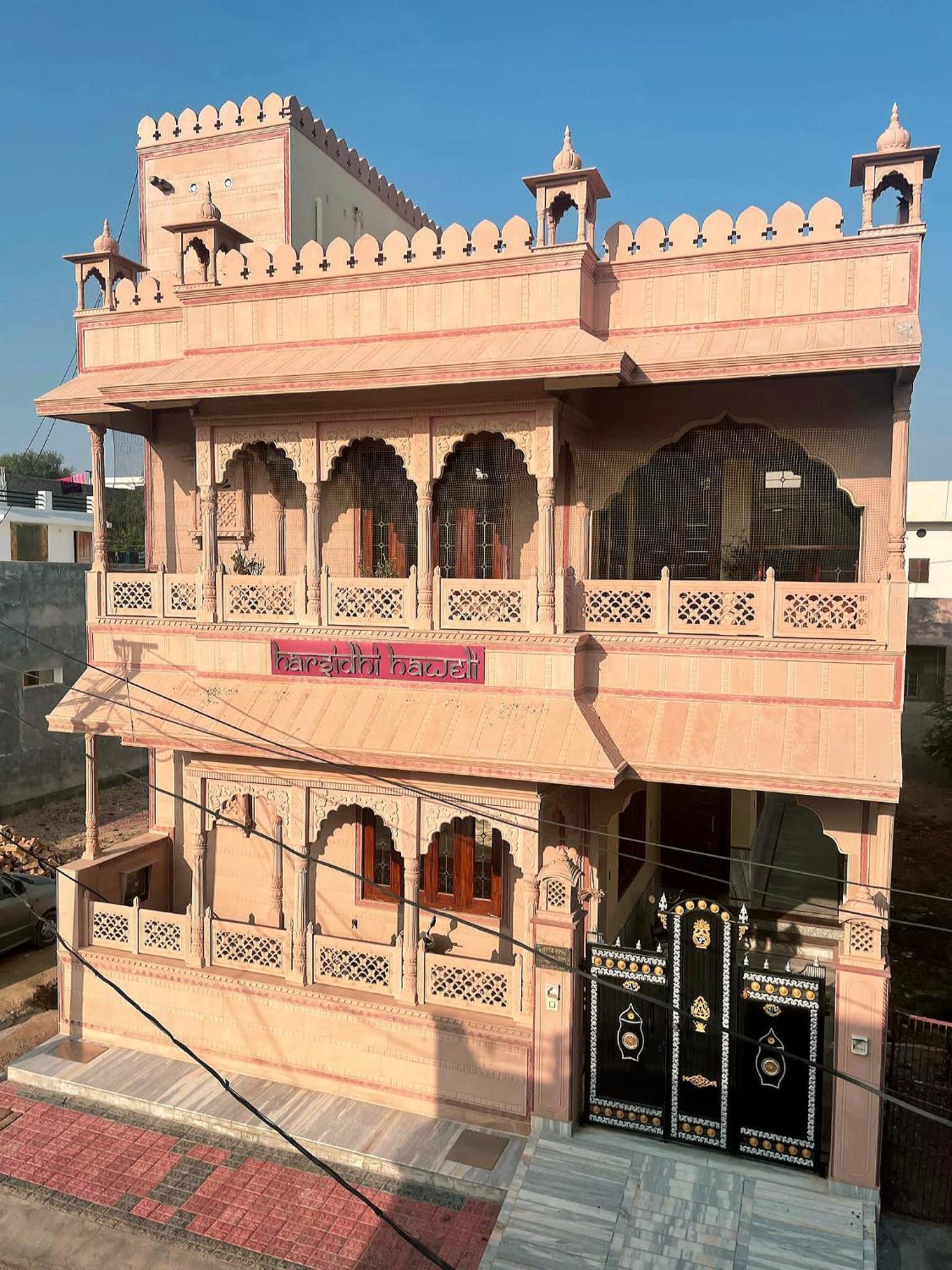 Ferienwohnung Harsidhi Haveli Bikaner Exterior foto